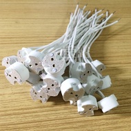 5PCS LED Lamp Socket Holder Base Halogen with Wire Miniature Bi-pin Base Gu5.3 Mr16 Mr11 GU10 G9 G4 Base Socket