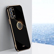 Ready to ship On Sale OPPO Reno6 Pro+ 5G XINLI Straight 6D Plating Gold Edge TPU Shockproof Case wit