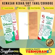 Kebab Packaging / Corndog Packaging / Hottang Packaging / Hot Dog Packaging / Food Paper Bag / Kebab