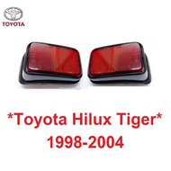 Ruby Light TOYOTA TIGER D4D 1998-2004 Rear Bumper Reflector Reflex 1999 2000 2001 2002