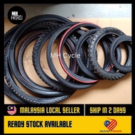 12" 14” 16“ 20" 24" 26" 700 Bicycle Tyre / Tayar Basikal