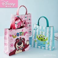 Dog Tooth Bag Strawberry Bear New Style Female Cute Bag Shopping Bag Influencer Disney Portable Comm