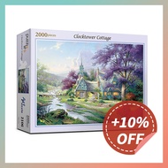 🇰🇷 [Puzzle Life] Korea Premium Jigsaw Puzzle Child Kids Education Toy Board Game Clock Tower Cottage