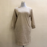 Preloved EARTH MUSIC & ECOLOGY Sand Beige Dress