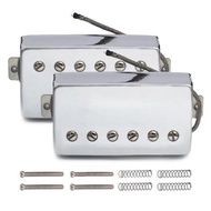 KR-Alnico 5  Humbucker Guitar Pickup Set - Alnico V Pickup  Neck And Bridge Chrome