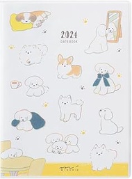 Midori Pocket Diary 2024 A6 Weekly Dog Pattern 22247006 (Begins January 2024)