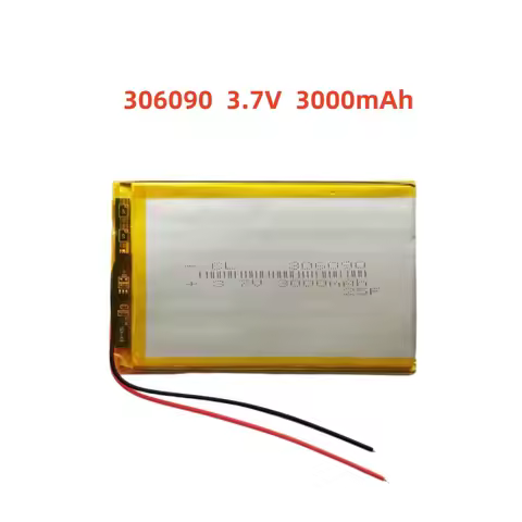 3.7V 306090 3000mAh Lithium Polymer Lipo Rechargeable Battery Cells For E-books Power Bank 7" Tablet