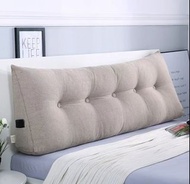 懶人沙發床上背墊全新床頭靠墊大靠背簡約床墊護腰咕𠱸 cushion bed pad big pillow 枕頭 包送貨