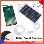 Skym* High Conversion Efficiency Solar Panel High Efficiency Solar Panel High Efficiency Waterproof Solar Panel Charger for Camping Backpacking Phone 2w/5v Portable