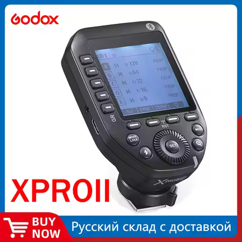 Godox Xpro II TTL Wireless Flash Trigger 1/8000s HSS TTL-Convert-Manual Function Large Screen for Ca