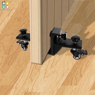 2Pcs Door Dolly Iron Door Mover 360 Degree Rotating Door Installation Dolly Free Moving Door Panel I