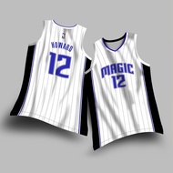 DWIGHT HOWARD ORLANDO MAGIC  HOWARD#12 Jersey| Full Sublimation FREE CUSTOM