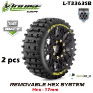 Louise MFT B-PIONEER 1/8 Buggy Tire Removable Offset HEX 17mm Mounted Tire RC Arrma Losi Buggy Hobao