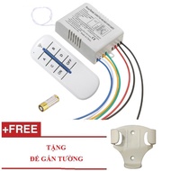 Remote Control Switch RF radio Wave 4 Through Wall Port - BIG BANG Vietnam