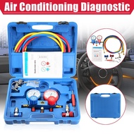 Air Conditioning Manifold Pressure Gauge Hose Set Kit For R22  car air condition refrigerant gaug New