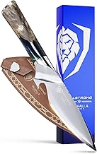 DALSTRONG BBQ Piranha Knife - 6 Inch - Valhalla Series - 9CR18MOV HC Steel - Celestial Resin & Wood 
