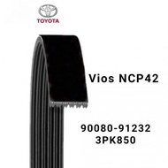 Toyota Fan Belt 3PK850 For Vios NCP42 (90080-91232)