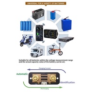 A5Battery Monitor,Bluetooth Battery Capacity Tester, 0‑120V Voltmeter Ammeter Testing Tool,Wireless 