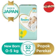 Termurah Pampers Premium Care New Born NB 52 PEREKAT BestSeller