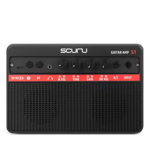 Caline S1 Mini Guitar Amp 8W Rechargeable Bluetooth Guitar Amplifer