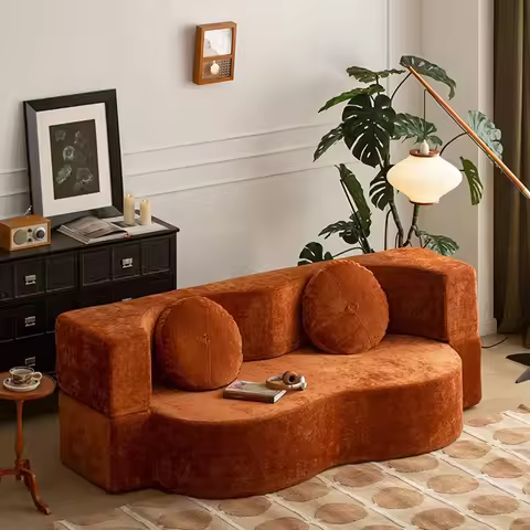 Unique Aesthetic Living Room Sofas Modern Design Luxury Trendy Living Room Sofas Boneless Modular Ca