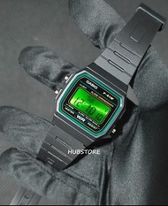 HUBSTORE CASIO 卡西歐 Casioak F91 F91W F-91 F-91W F-91W-3 灰綠黑色 防水 有現貨