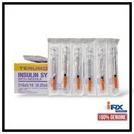 Terumo Insulin Syringe 0.5ml With 31g x 5/16" (0.25mmx8mm) Needle 1's