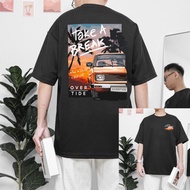 Overtide เสื้อยืดโอเวอร์ไซร์ คอลเลกชั่น Time Summer หลายสีSIZE S-5XL