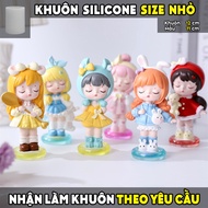 PRINCESS 4.0 silicone mold, statue mold, jelly, pudding, log, candle