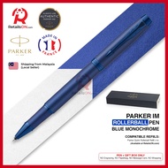 Parker IM Rollerball Pen - Blue Monochrome (with Black - Medium (M) Refill) / {ORIGINAL} / [RetailsON]