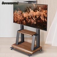 Sevenwood TV stand [35-75 inch] Mobile Universal TV rack with 360° Wheel adjustable height 电视架
