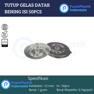 Gelas Plastik Oval 16oz Isi 50pcs / Gelas Oval / U Cup / Gelas Kekinian | Tutup Gelas 10oz 120z 140z