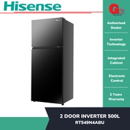 HISENSE [READY STOCK] 2 DOOR INVERTER 500L REFRIGERATOR RT-549N4ABU - HISENSE WARRANTY MALAYSIA
