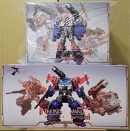 變形金剛 transformer 超神仁萊 maketoys transformers thunder manus mtcd-03，divne shooter mtcd-04 超神合体 柯柏文