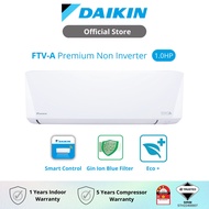 DAIKIN Premium Non Inverter Air Conditioner FTV-AB R32 (1.0HP) FTV28AB/RV28AB-3WM-LF