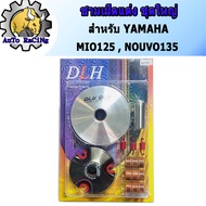 ชามแต่ง MIO125(มีโอ125)  NOUVO135(นูโว135) (ชุดใหญ่)  ชามแต่ง+ฝาปิด+เม็ดแต่ง+สปริงแต่ง ใส่แล้วโคตรแร