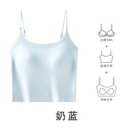 Áo Ba Lỗ Thể Thao Màu Trắng Mùa Hè Tagkita Dành Cho Nữ Áo Ba Lỗ Không Đường May Thoải Mái Co Giãn Tô