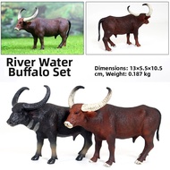 Realistic Farm Animal Buffalo Model Toy Figure