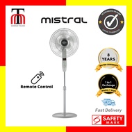 Mistral 16" Light Grey Stand Fan with remote (MSF1679R)