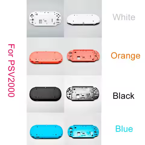 Housing Shell Cover Plastic For PSV2000 for PSV 2000 Front Back Faceplate Case for PSVITA 2000 Conso