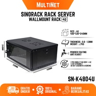 Wallmount Rack Server 4U SINORACK ECO V400 Depth 400x530x240mm