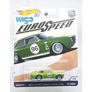HIJAU Hot Wheels Euro Speed Alfa Romeo Giulia Sprint GTA green Car Culture Hotwheels Diecast