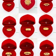 💥ADA COP 916💥(RCE14) EMAS BANGKOK CINCIN BELAH ROTAN/BULAT PAPAN BERLIAN CUT DEWASA ADULT ROUND RING