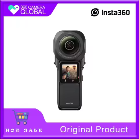 Insta360 ONE RS 1-Inch 360 Edition - 6K 360 Camera with Dual 1-Inch Sensors, Co-Engineered with Leic