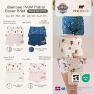 Petit Beary x Paw Patrol Bamboo Boxer Brief Boy Girl (Pack of 2)