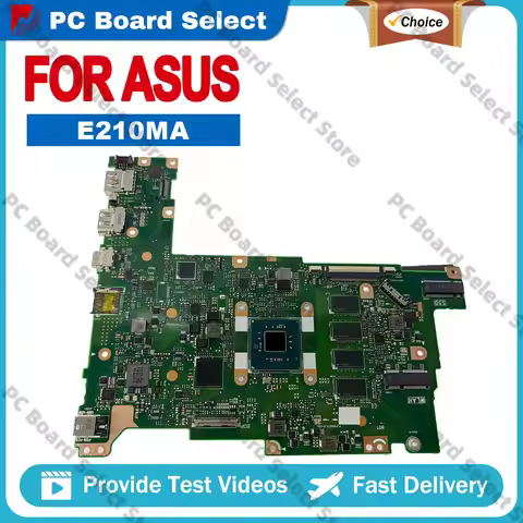E210M E210MA Laptop Motherboard For ASUS EeeBook E210MA E210MAB Notebook Mainboard With Celeron CPU 