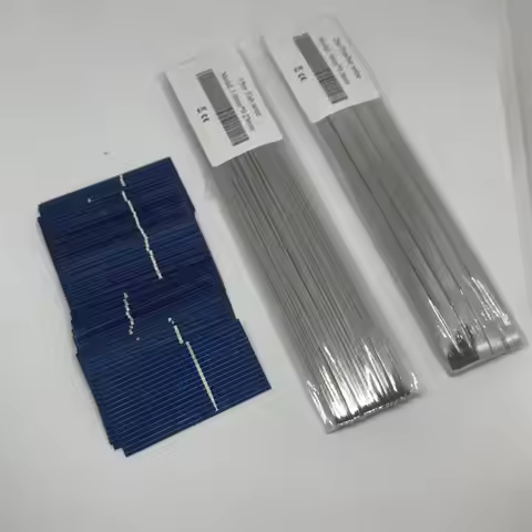 20 Pieces Solar Cells 52mmx26mm 0.23W 0.5V for DIY Solar panel give enough Tab wire Bus bar wire