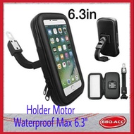 Latest Max 6.3 Inch Waterproof Motorcycle Holder Waterproof Water Proof Spoin Hook For Smartphone