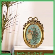 [Simple] Photo Frame Oval Picture Frame Picture Holder Picture Display Frame for Living