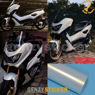 White chameleon sticker, white pearl sticker
